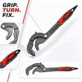 thumbnail image 1 of Universal Adjustable 13-30mm, Multi-function Pipe , Heavy Duty Cr-V Steel Hand Tool for Plumbing, Car Repair & Home DIY Projects, 1Pack B, 1 of 6