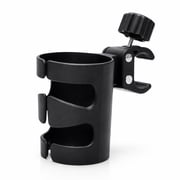 Universal Adjustable Cup Holder for Bike, Stroller, Wheelchair & Scooter   360  Rotating Plastic Drink Holder, Tool-Free Clamp-On Accessory