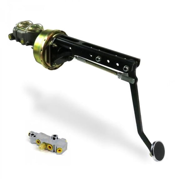 Universal Adjustable FW 7 in. Single Brake Pedal kit with Disc & Disc 3 in. Chrome Pad