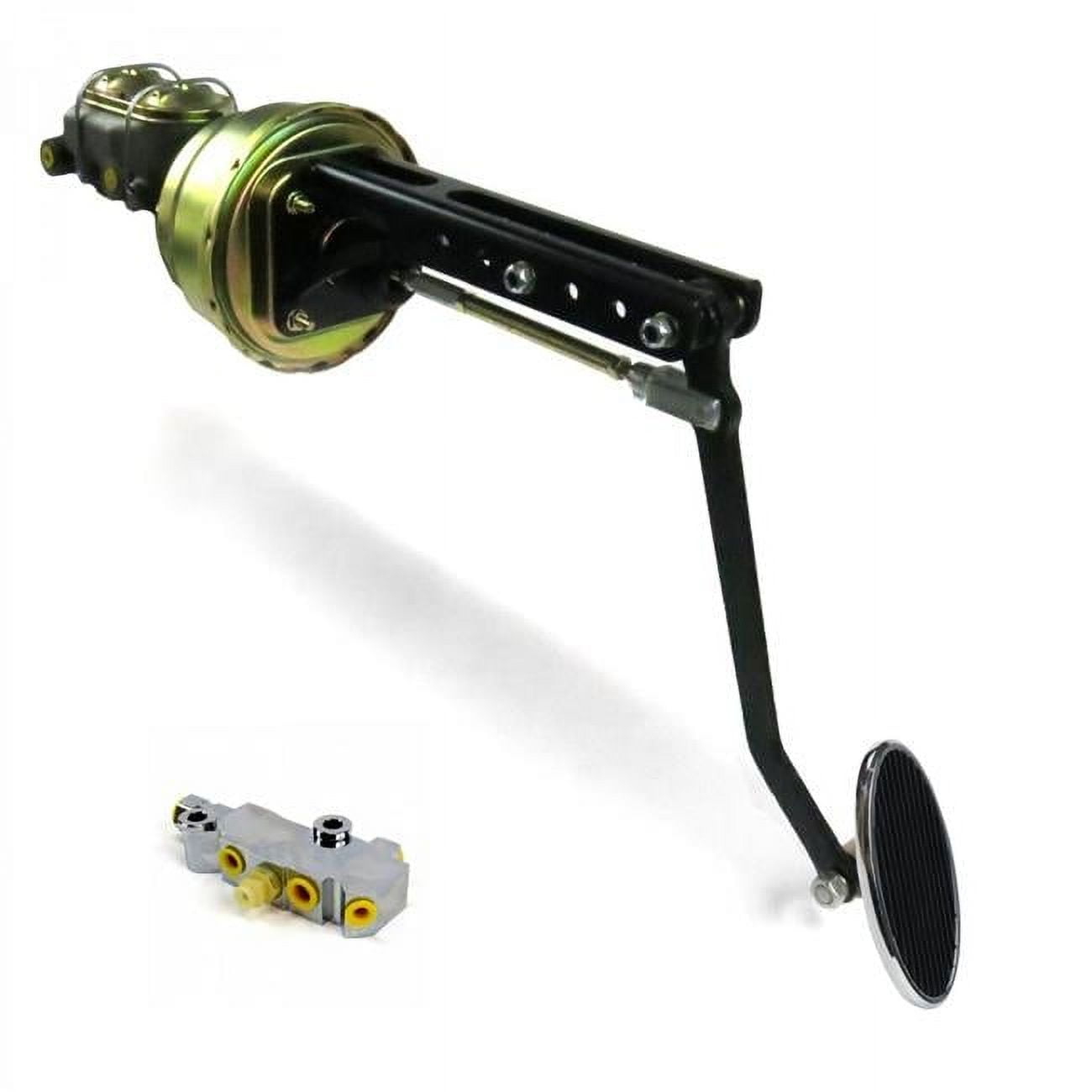 Universal Adjustable Firewall 8 in. Dual Brake Pedal Kit Disc & Disc ...
