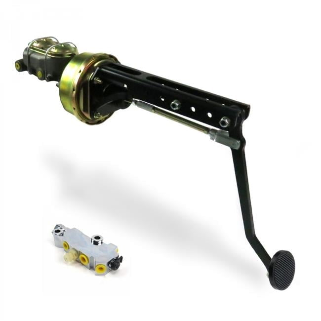 Universal Adjustable Firewall 9 in. Single Brake Pedal Kit Disc & Drum ...