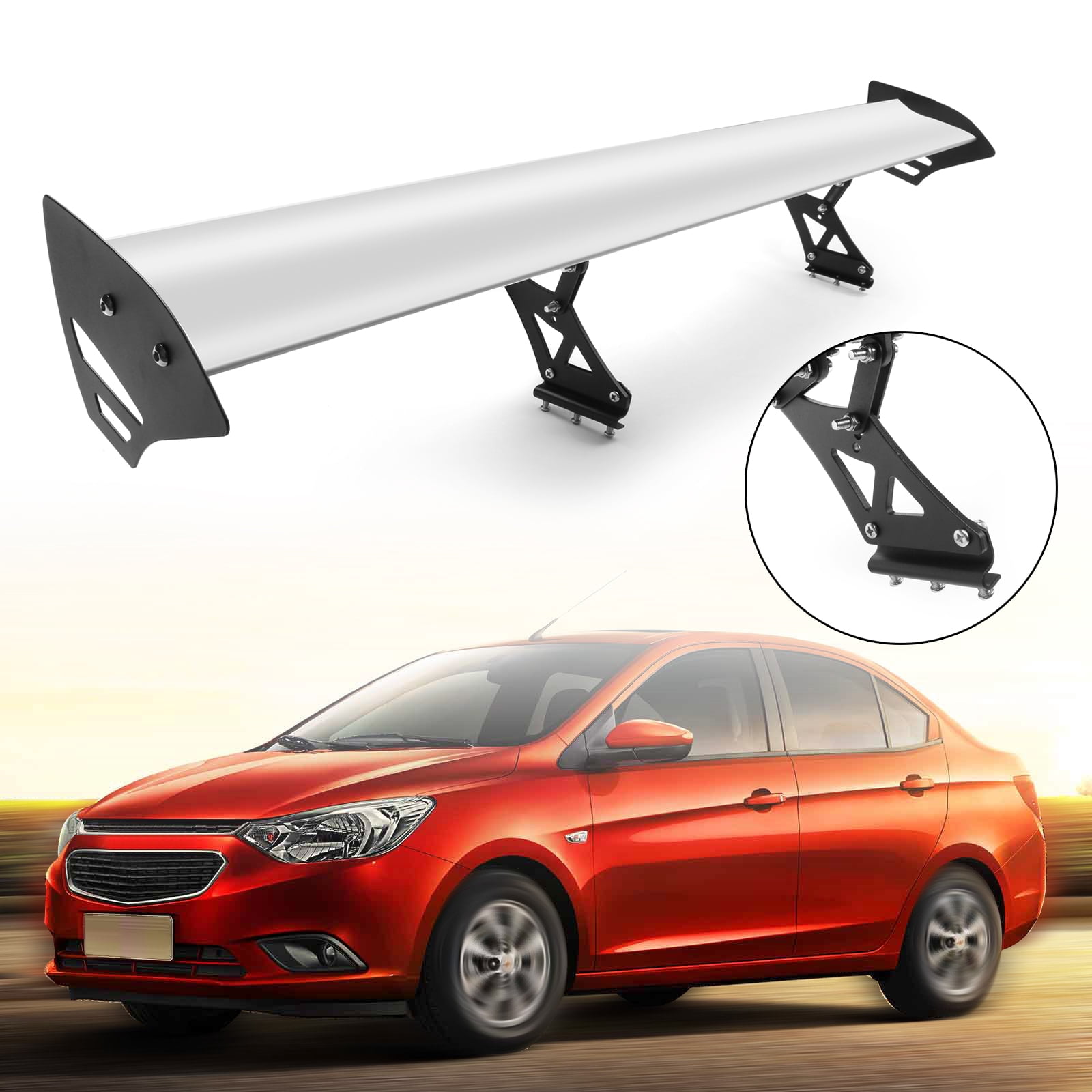 Universal Wing Universal Adjustable Lightweight GT Aluminum Rear Trunk Wing Racing ...