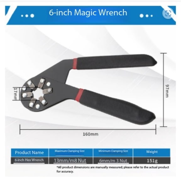 Universal Adjustable Magic Wrench - 1PC Multifunctional Tool