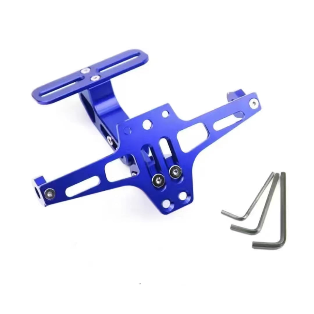 Universal Adjustable Motorcycle License Number Plate Bracket Rear Turn