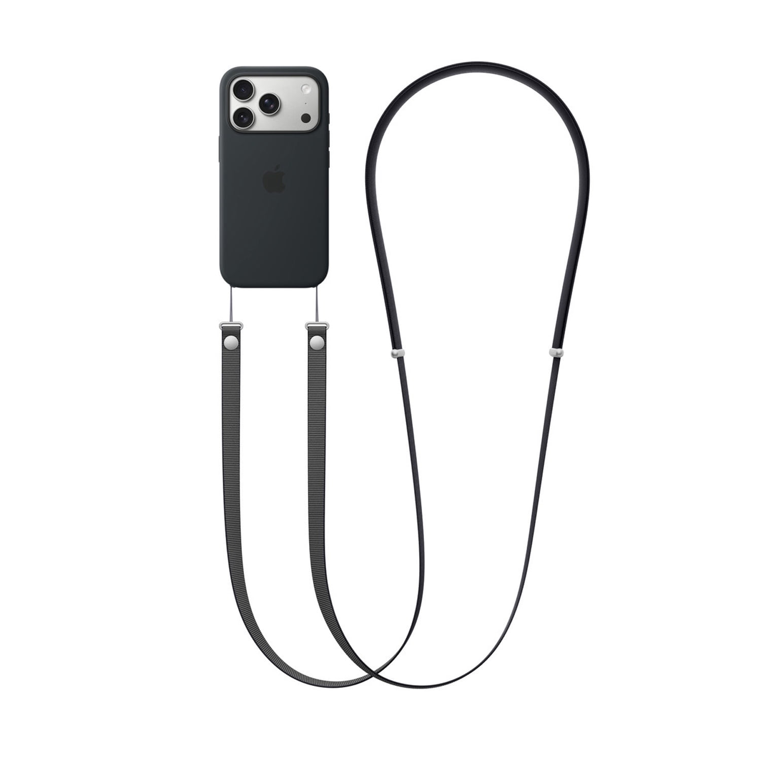 Universal Adjustable Neck Lanyard for Phone Cases - Black