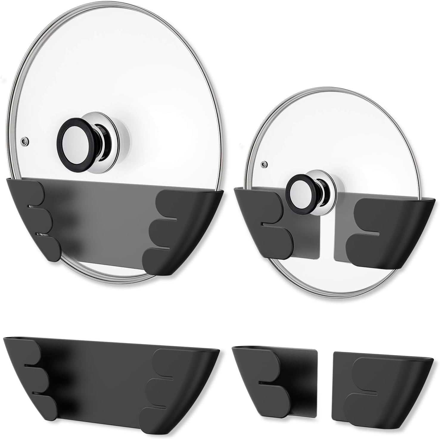 Pan Organiser For Cupboard Universal Adjustable Pot Lid Holder Organizer For Cabinet - Upgraded Patented Niceyos 4 Pack Pan Lids Organizers Inside Cabinet Door Wall Mount Pots Top Rack For Kitchen Cupboard Pan Organiser For Cupboard Universal Adjustable Pot Lid Holder Organizer For Cabinet - Upgraded Patented Niceyos 4 Pack Pan Lids Organizers Inside Cabinet Door Wall Mount Pots Top Rack For Kitchen Cupboard