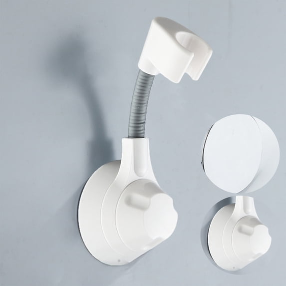Universal Adjustable Shower Head Holder - Multifunctional No-Drill Wall Mount Bracket, Strong Load Bearing, Seamless , Rotating Bathroom Holder