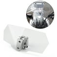 thumbnail image 1 of Universal Adjustable Windshield Extension Deflector For Honda Yamaha Clear, 1 of 9