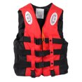 thumbnail image 1 of Universal Adult Life Vest Jacket, Portable Buoyancy Vest for Water Sports(Red L), 1 of 10