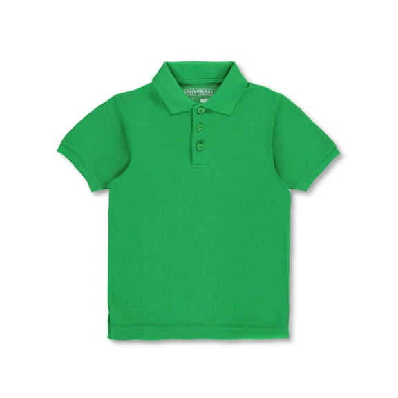 Universal Adult Unisex S/S Pique Polo (Adult Sizes S – 4XL) Color: kelly green Size: s
