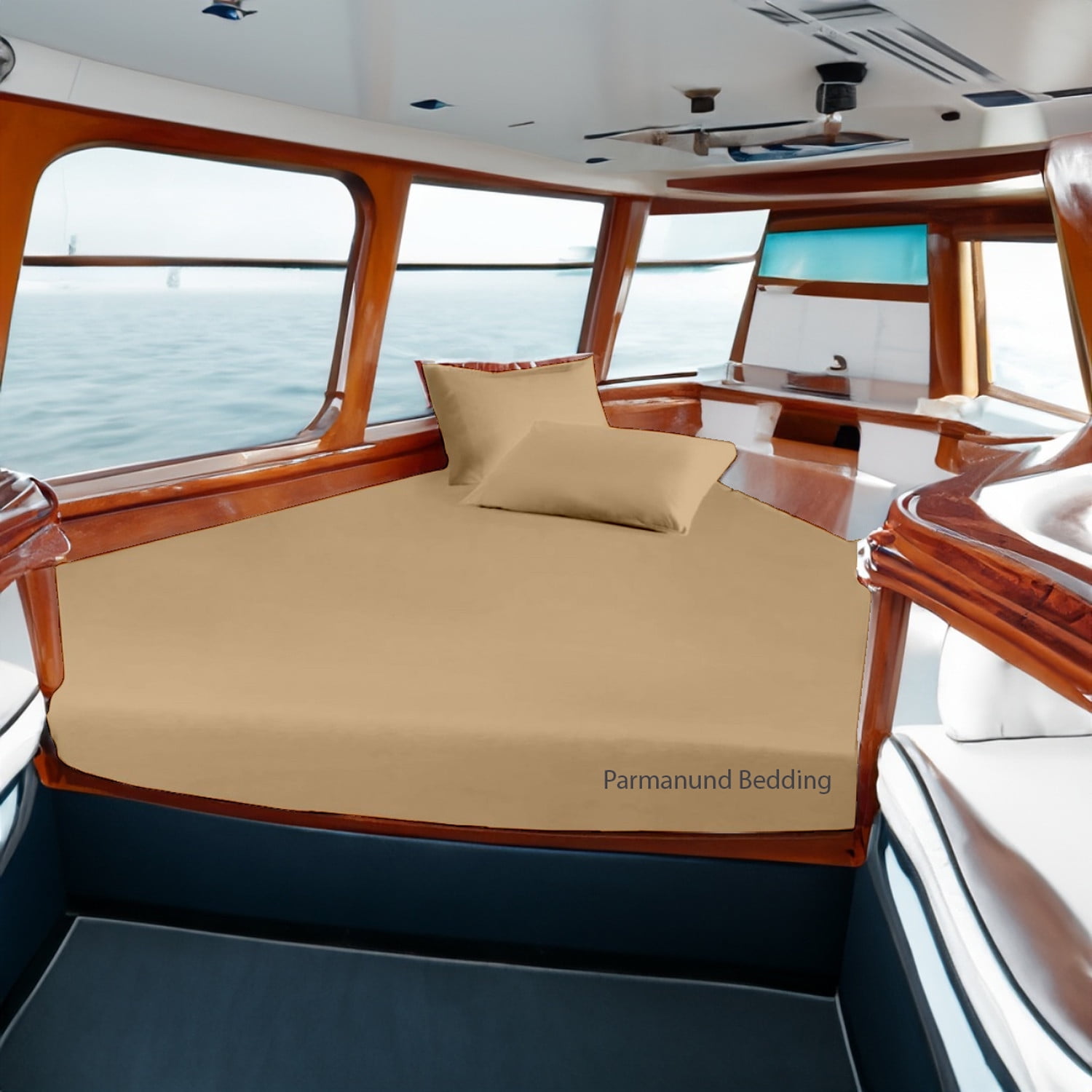 Universal Aft Berth 4 Piece 100 Egyptian Cotton 800TC The Best Boat V Berth Bedding Fits