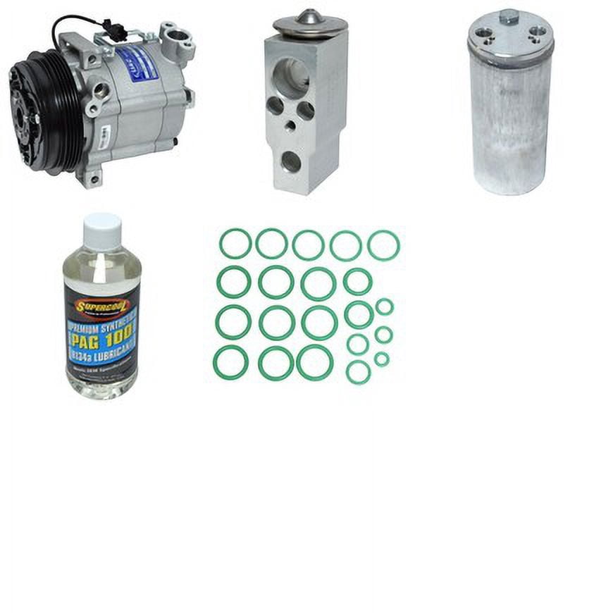 Ac Compressor Kit Universal Air Conditioner (Uac) KT6113 A/C Compressor Kit Compressor ...