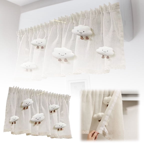 Universal Air Conditioner Wind Shield Curtain Diverts Direct Flow for Enhanced Comfort and Energy Efficiency in Any Room