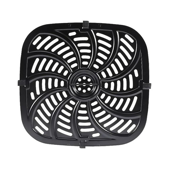 Universal Air Fryer Grill Pan Food Separator Cooking Divider Kitchen Square Nonstick Fry Coating Pan Fit for Chefman 8QT