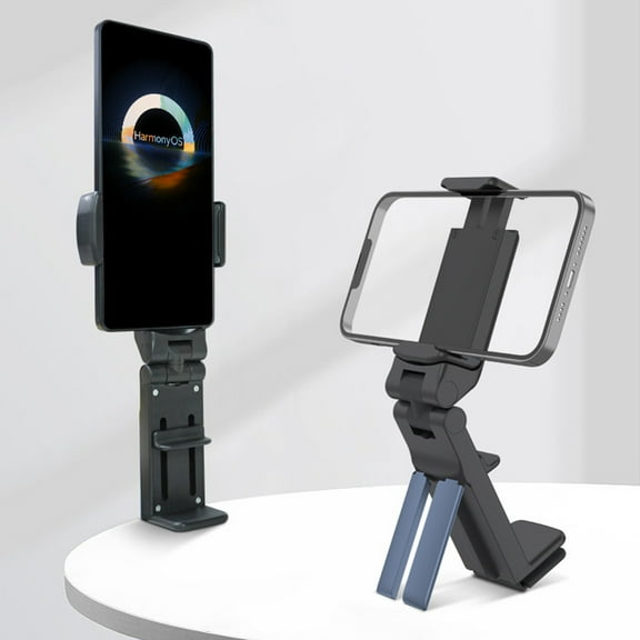 Universal Airplane Travel Phone Stand with 360 Degree Rotation and Sturdy Spring Grip for Desk Tray,Suit for Convenient Viewing Anywhere on Flights