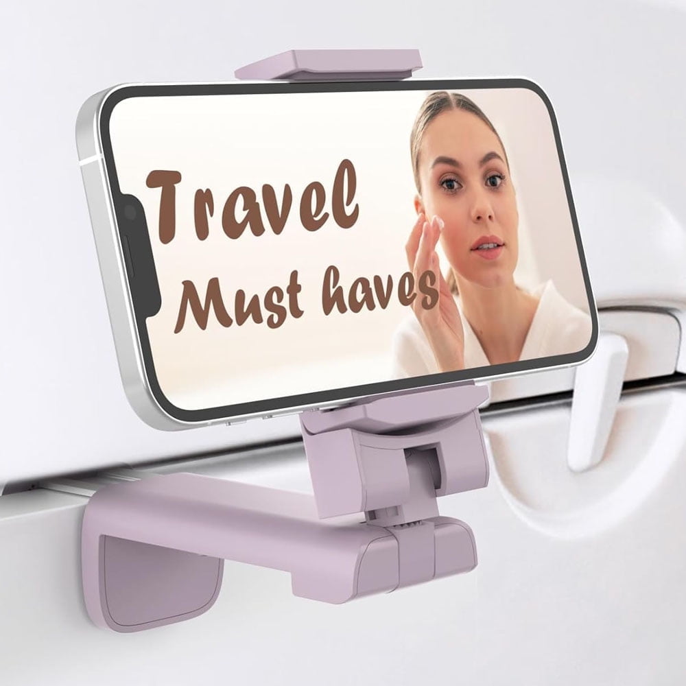Universal Airplane in Flight Phone Mount Travel Airplane Phone Stand with 360 Degree Rotation