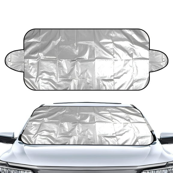 Universal All Weather Windshield Protector Flip Up Sun Ice Shield Heat Deflector for Cars