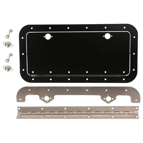 Universal Aluminum Access Door, 6 x 14 Inch, Black