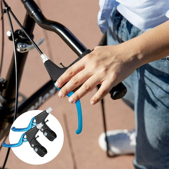 Universal Aluminum Alloy Bike Brake Levers | 1 Pair BMX & Mountain Cycling Brake Handles | Lightweight & Durable Brake Levers for Many Bicycles
