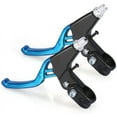thumbnail image 1 of Universal Aluminum Alloy Brake Levers, 1 Pair, Lightweight Anodized Handle for BMX, Mountain & Road Bicycles, Multiple Colors, Left & Right Cycling Brake Handle Replacement, 1 of 4