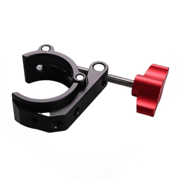 Universal Aluminum Alloy Camera Mount Clamp for Flash Brackets 25-50mm Diameter Rod Tubes Pipe Wide Compatibility