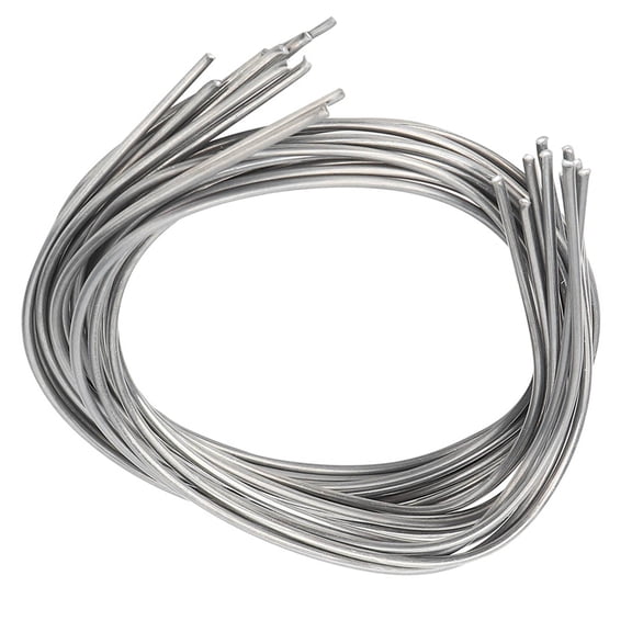 Universal Aluminum Copper Welding Rods, 2mm Diameter Low Temperature Flux Cored Solder Sticks for Metal Repair - 10 Pack
