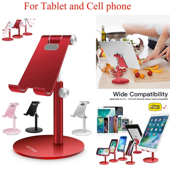 Universal Aluminum Portable Desktop Phone Stand Holder iPhone Cellphone Tablet