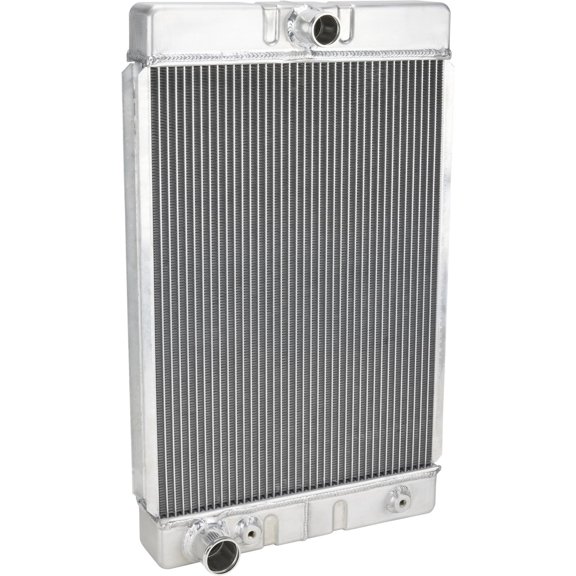 Universal Aluminum Radiator - 26 Inch Tall, Driver Side Outlet