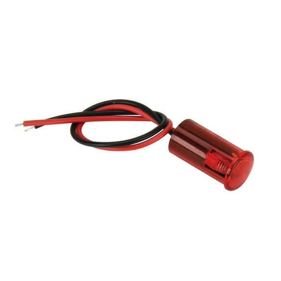 Universal Amber LED Indicator Light Bulb, 1/2 Inch