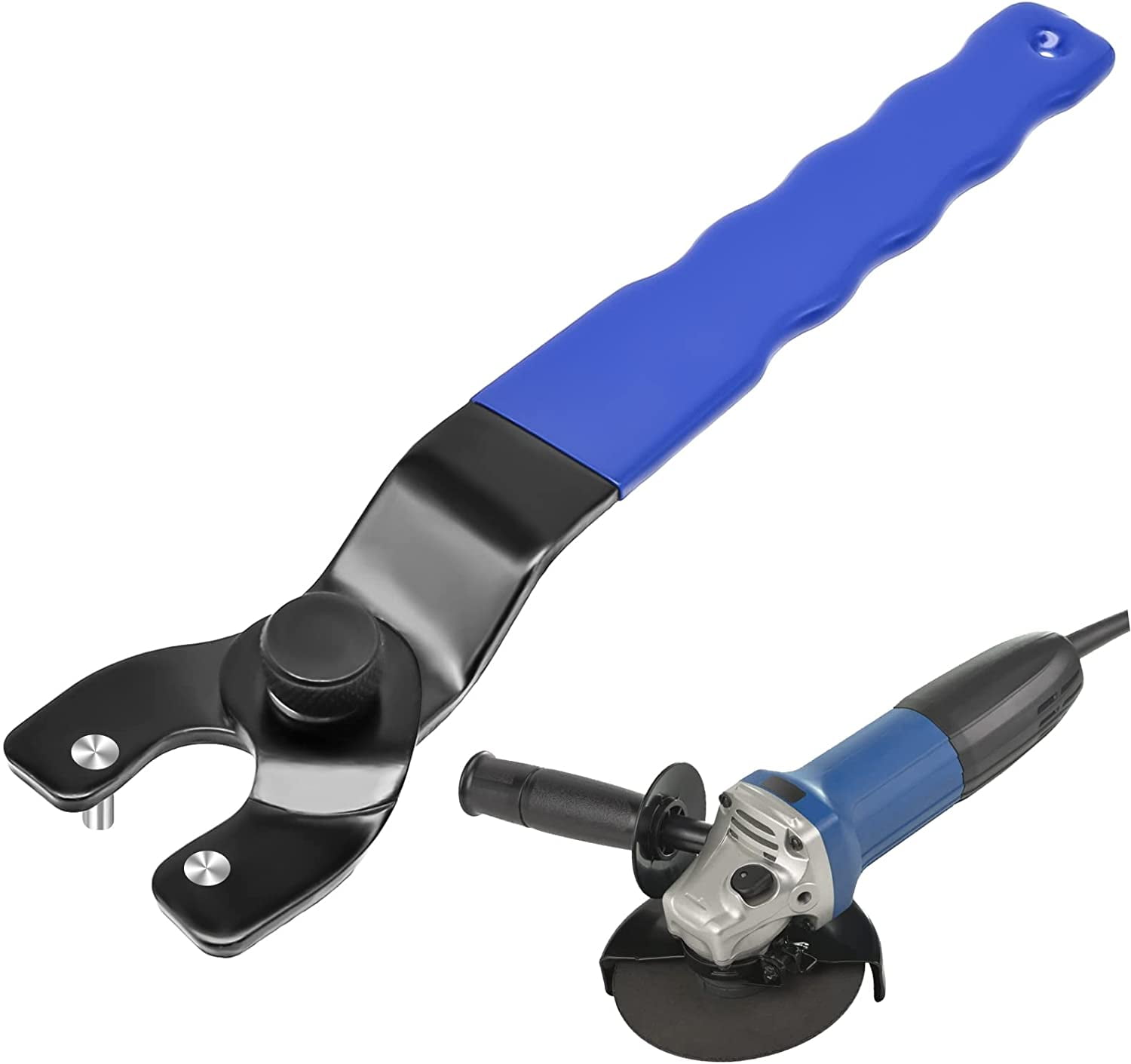 Universal Angle Grinder Wrench, for Grinders Replace Discs, Adjustable Pin Wrench for Angle