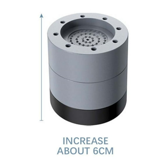 Universal Anti-Vibration Washing Machine Leveling Pads – Heavy-Duty Adjustable Height Base for All Washers (Top/Drum Load), Non-Slip Rubber Shock Absorbers with Tool-Free Installation B