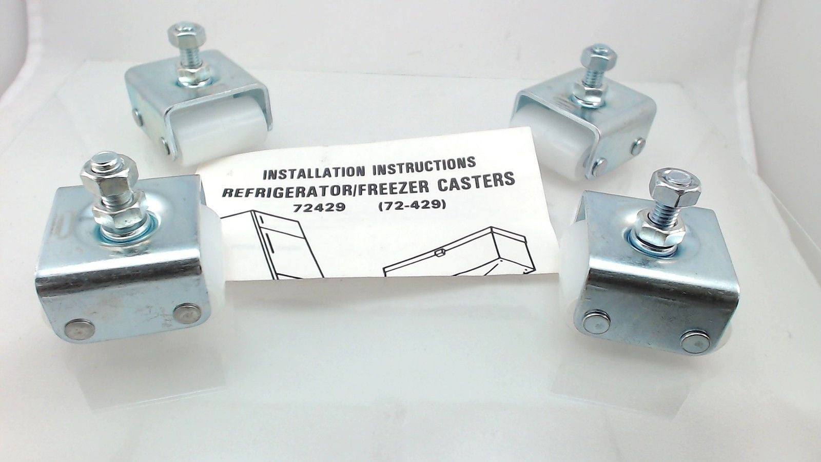 Universal Appliance Rollers, Set of Four Castors, AP5637523, 72429