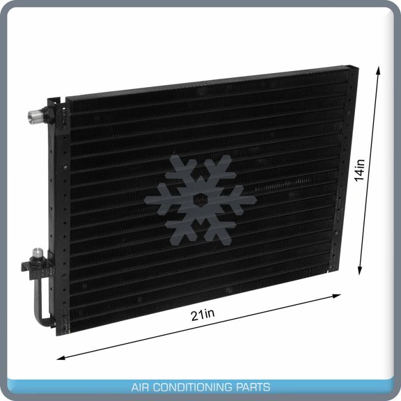 Universal Application 14X21 Brand New A/C Condenser Serpentine