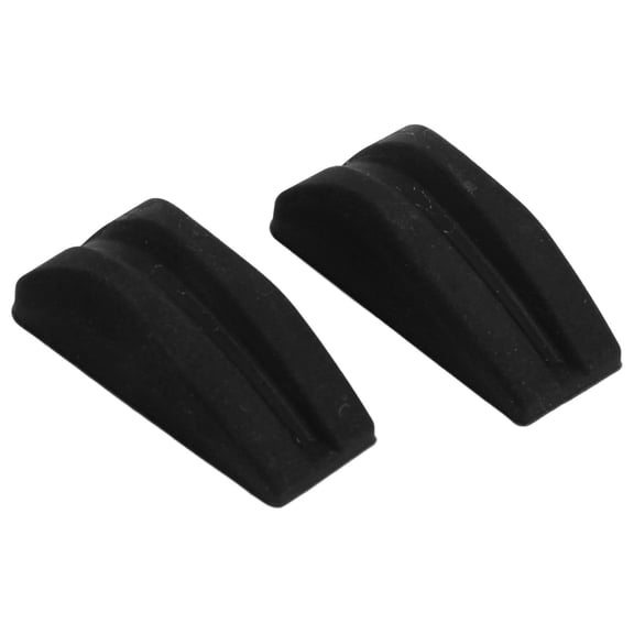 Universal Archery Bow Rubber Limbs Vibration Damper and Bowstring Noise Reducer, Shock Absorbing Silencer Accessory for Recurve and Compound Bows - 10 Inches / 25.4 cm Long, Black (2-Pack)
