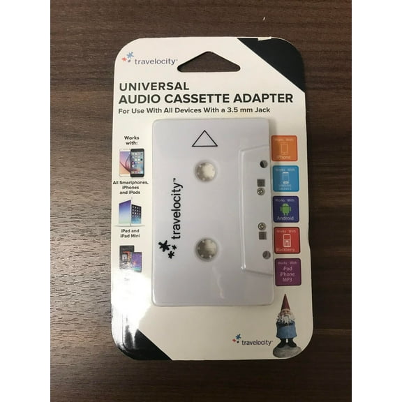 Universal Audio Cassette Adapter For Use With All Devices With A 3.5MM Jack