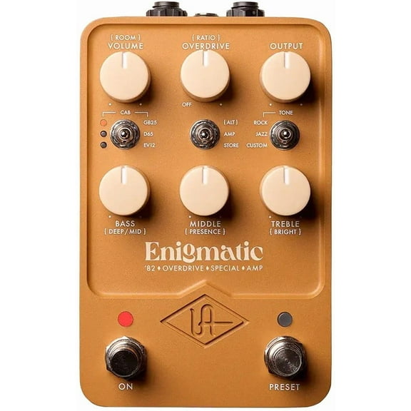 Universal Audio Enigmatic '82 Overdrive Special Amplifier Emulation Pedal