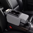 thumbnail image 1 of Universal Auto Center Console Armrest Pillow with Cup Holder and Storage - Multifunctional Height Increasing Pad, 1 of 9