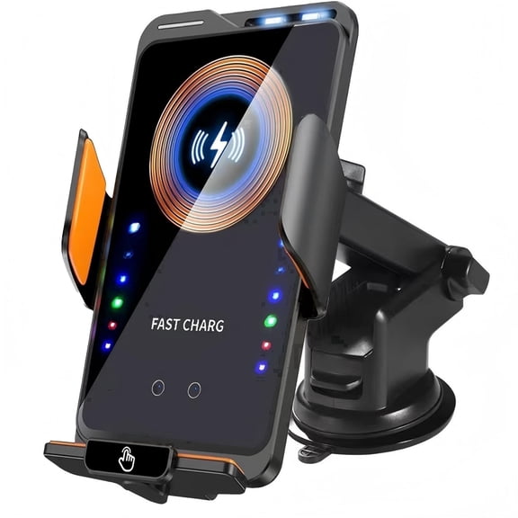 66W Universal Auto Clamping Fast Charging Car Mount 15W Quick Wireless Phone Charging Holder For iPhone 8-17 Air Vent Car Mount