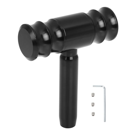 Universal Auto T-Handle Shift Lever Knob Shifter Replacement Black