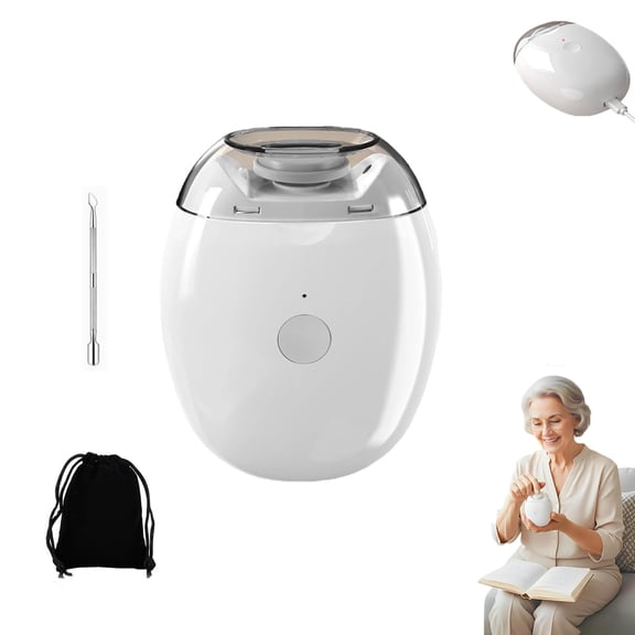 Universal Automatic Fingernail Grinder, 2026 New 3 in 1 Electric Nail Clipper, Automatic Nail Trimmer with LED Light and 3 Speeds, Electric Toenail Clippers for Seniors Adults