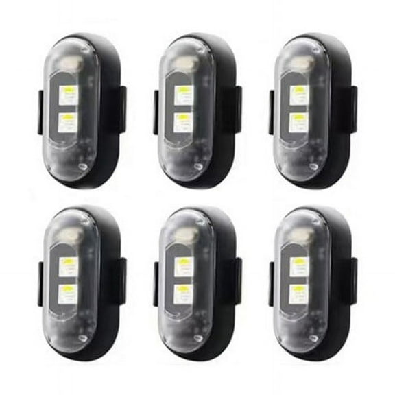 Universal Automotive Motorcycle LED Strobe Warning Light High Visibility Emergency Flashing Device For Vehicles