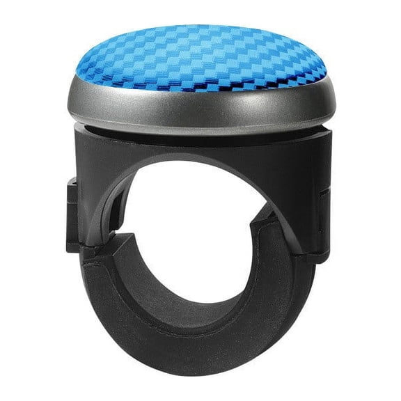 Universal Automotive Steering Wheel Booster, Carbon Fiber Texture Power Handle Ball, 360° Rotating Steering Assist Knob for Car Truck SUV, Easy Installation Labor Saving Steering Control Accessory