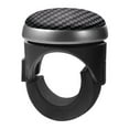 thumbnail image 1 of Universal Automotive Steering Wheel Booster, Carbon Fiber Texture Power Handle Ball, 360° Rotating Steering Assist Knob for Car Truck SUV, Easy Installation Labor Saving Steering Control Accessory, 1 of 1
