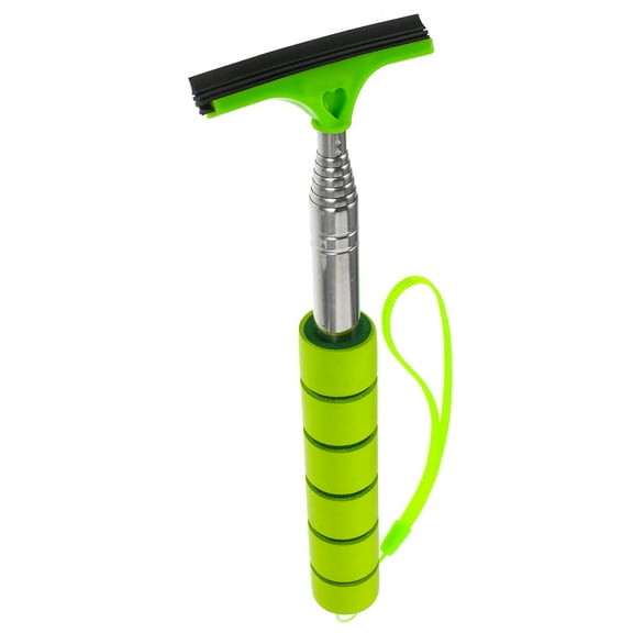 Universal Automotive Window Squeegee with Blade for Car Drying and Rearview Mirror Cleaning Tool