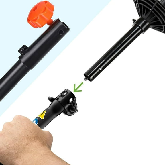 Universal Axial Blower Attachment for Dewalt, Worx, Ryobi, , , Troy-Belt, ,  - 140 MPH 475 CFM