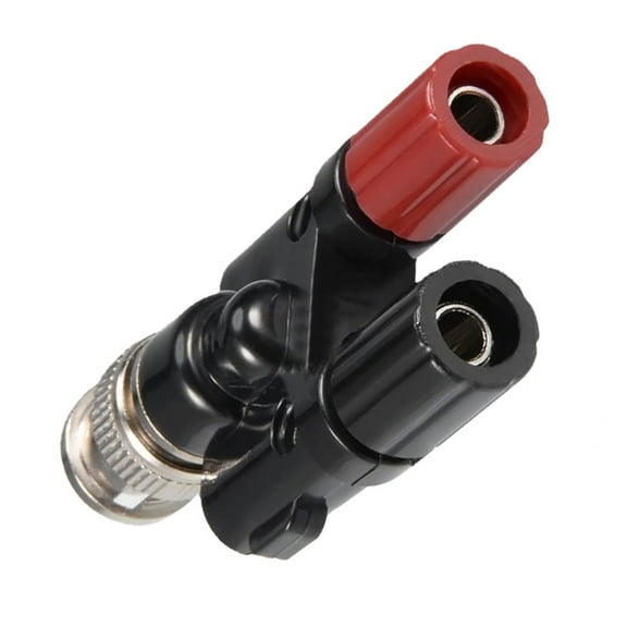 Universal BNC Male to Banana Female Jack Adapter Versatile Connection Options, Solid Contact Test Lead Compatibility