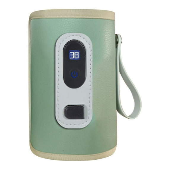 Universal Baby Bottle Insulation Cover, Portable Milk Warmer for Infants with Temperature Control, USB Powered 5V 2A Input, Fiber Cloth Design Keeps Warm