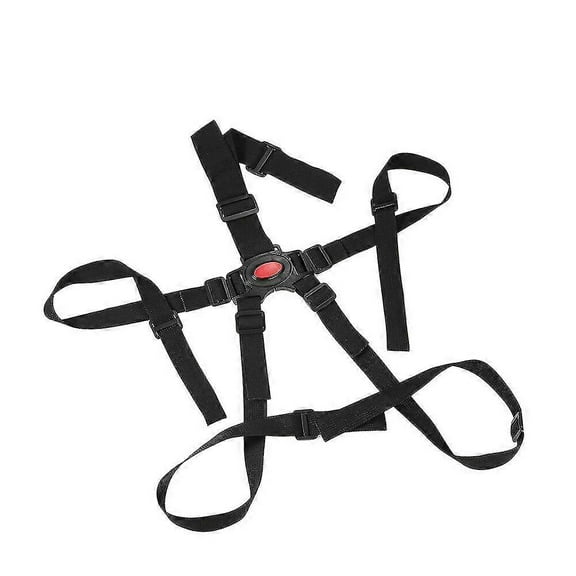 Universal Baby Child Five-point Seat Safety Strap, Black