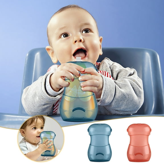 Universal Baby Food Pouch Holder - Leakproof Refillable Self-feeding Food Bag Holder - Food Pouch Holder Squeeze Proof Holder for Most Baby Food Squeeze Pouches - Baby Supplies