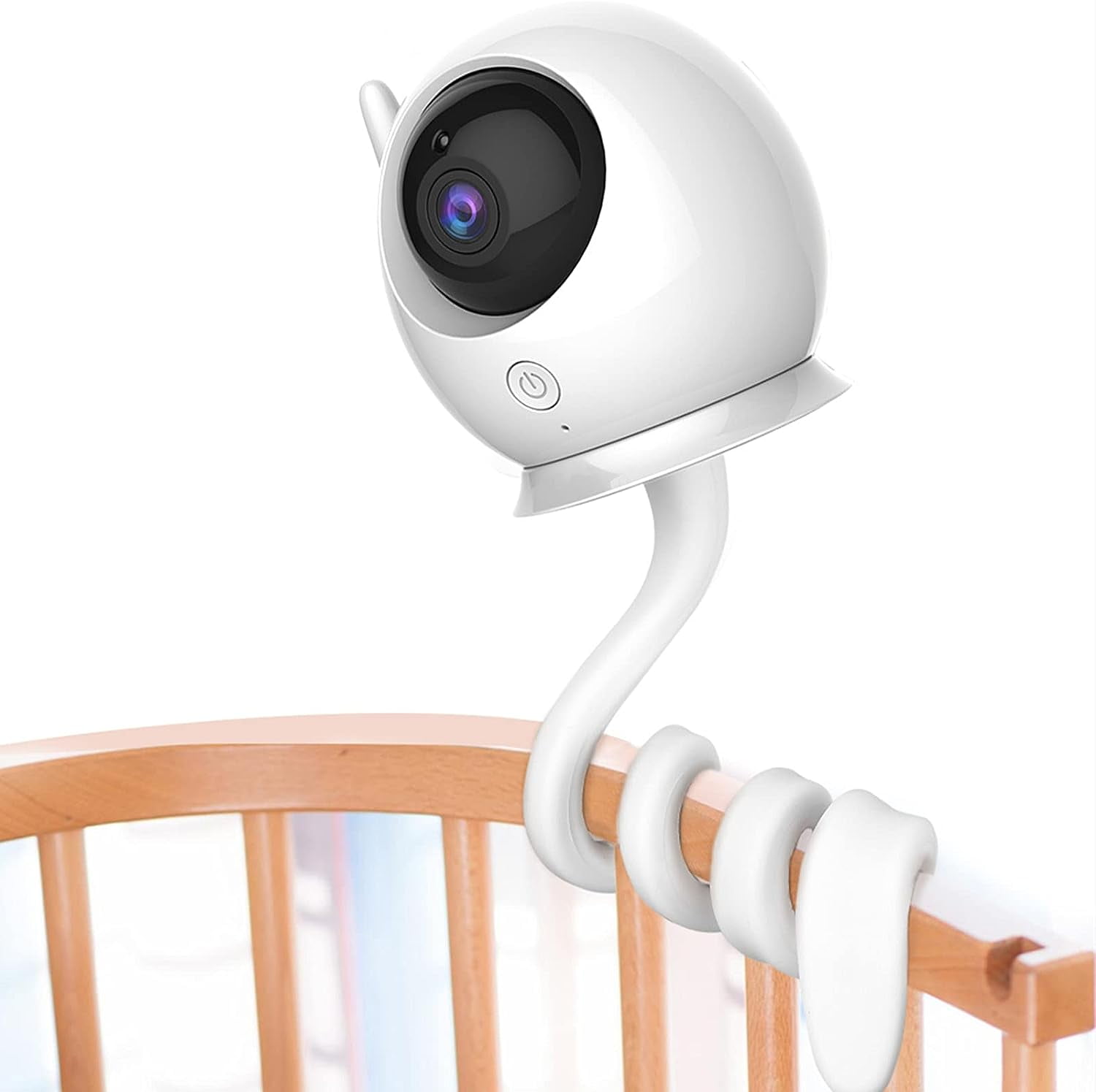 3.5” Small Floating Shelf Speaker & Camera Stand, Self Adhesive, No Screws  Wall Mount For Cameras Baby Monitors Webcams